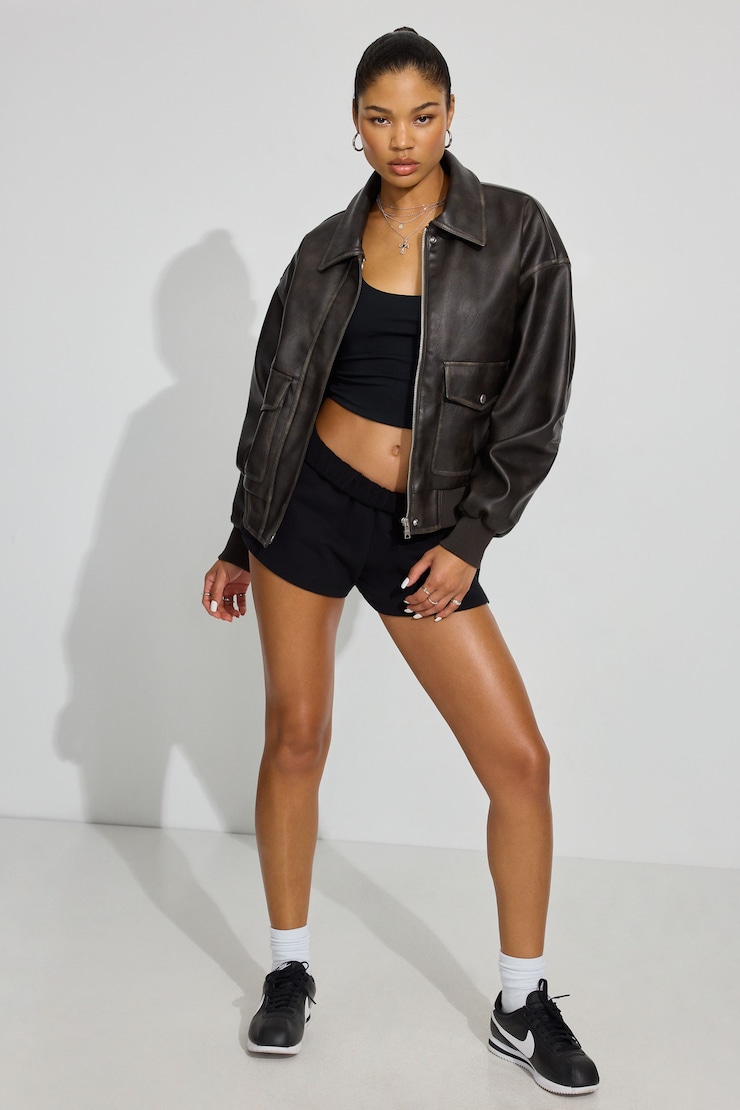 SoftTerry High Rise Shorts Black