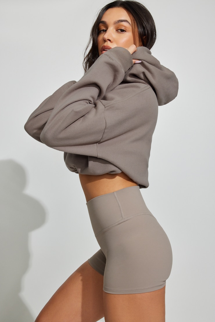 SoftActive Booty Shorts Beige