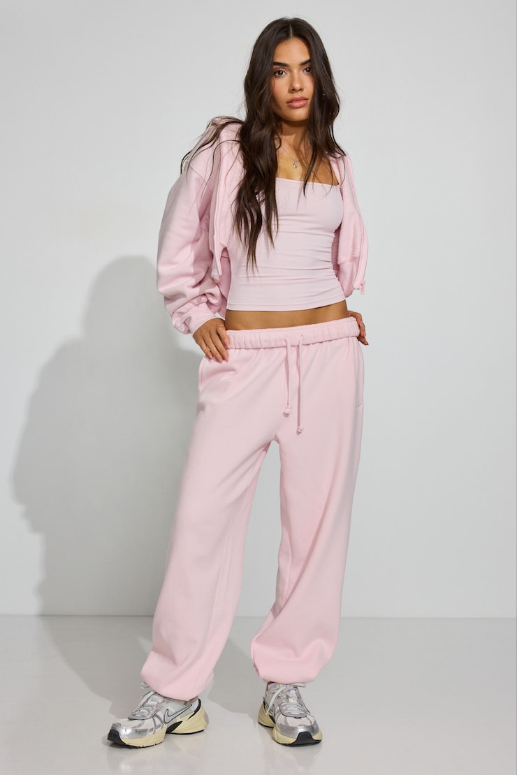UltraFleece Boyfriend Sweatpants Pink - Image 2