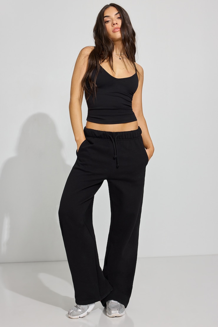 UltraFleece Straight Leg Sweatpants Black - Image 3