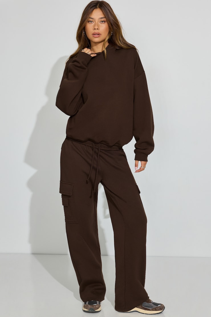 UltraFleece Hoodie Brown - Image 3