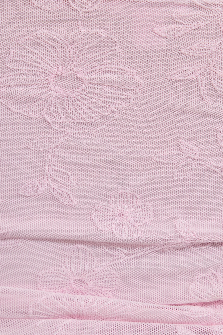 Rosalie Ruched Tube Top Pink - Image 5