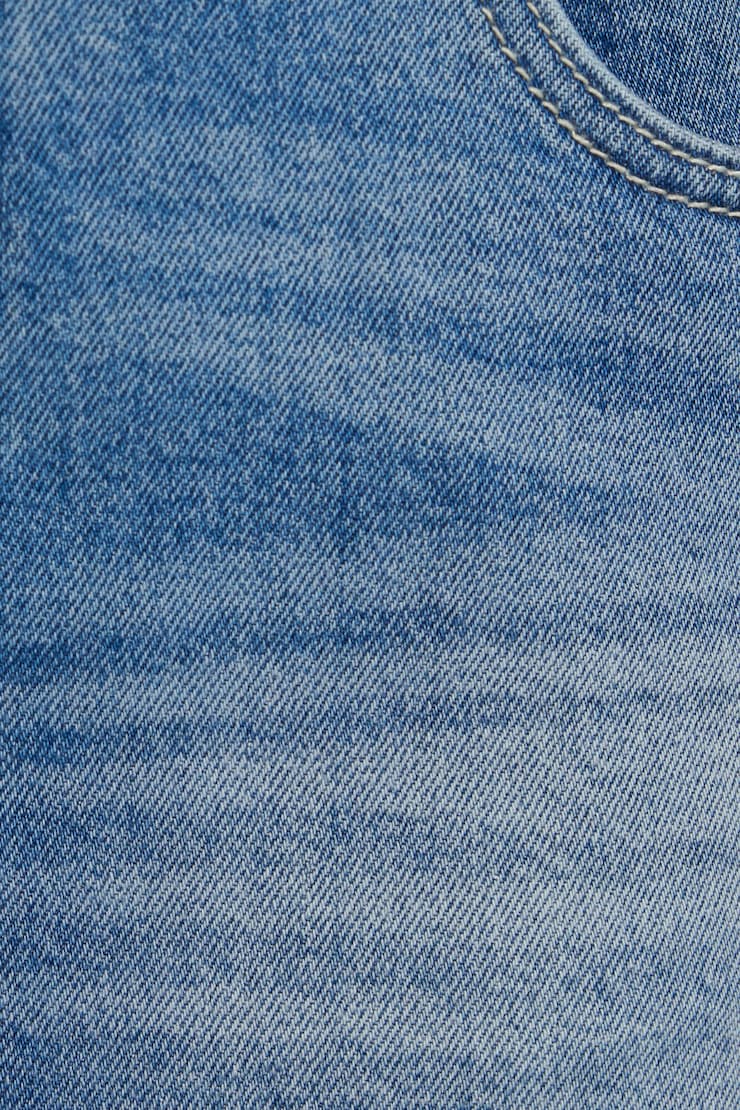 Denim Micro Skort Blue - Image 6