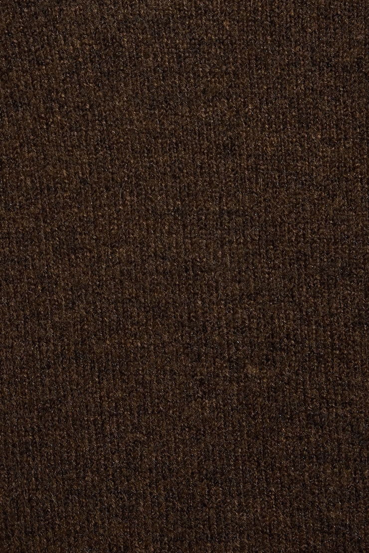 Renee Spongy Cropped Cardigan Brown - Image 5