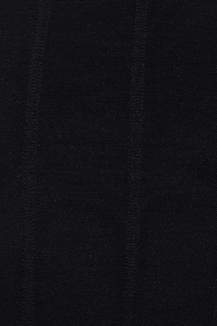 Mesh Longline Tube Corset Black - Image 6