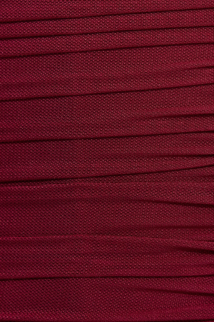 Ally Mesh Peekaboo Bustier Burgundy - Image 4