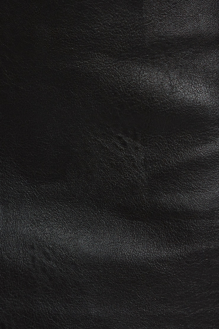 Micro Faux-Leather Bodycon Skort Black - Image 5