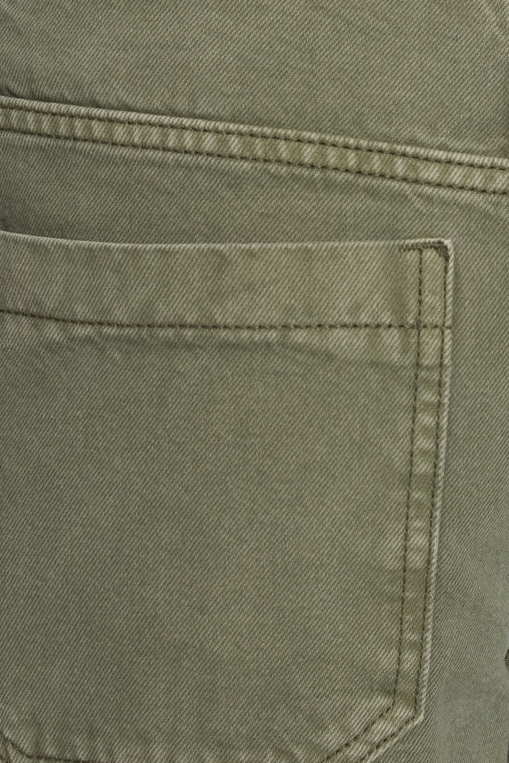 Low Rise Baggy Cargo Pants Green - Image 4