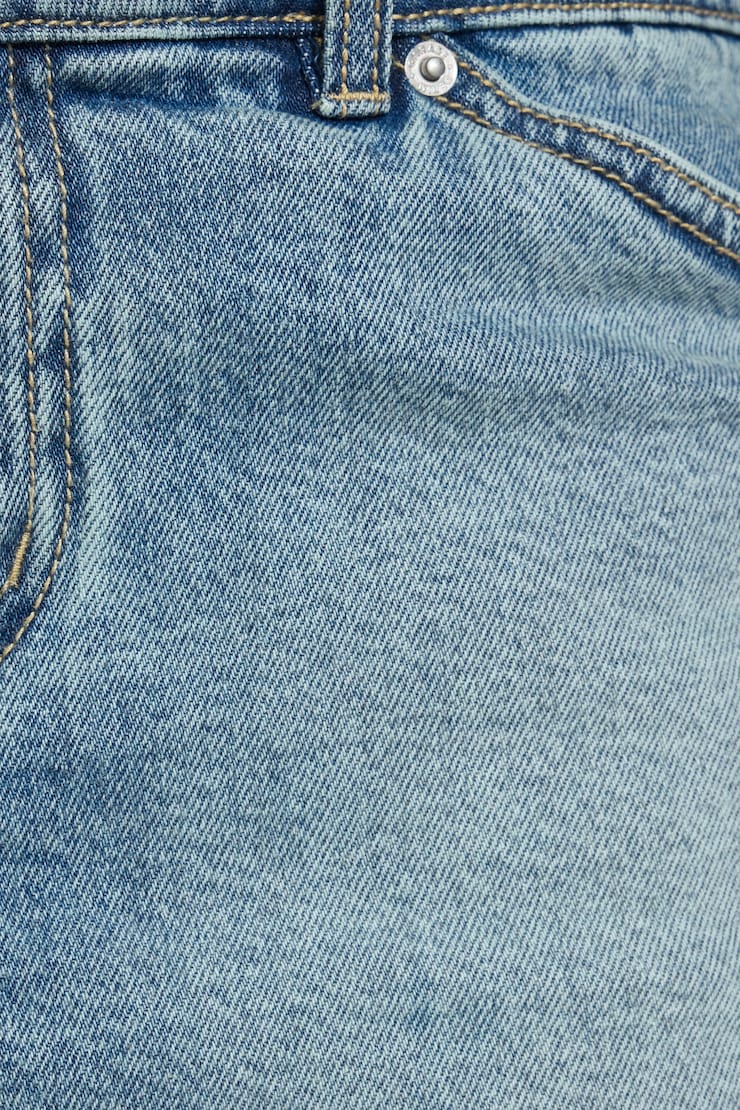 Denim Micro Skort Blue - Image 5