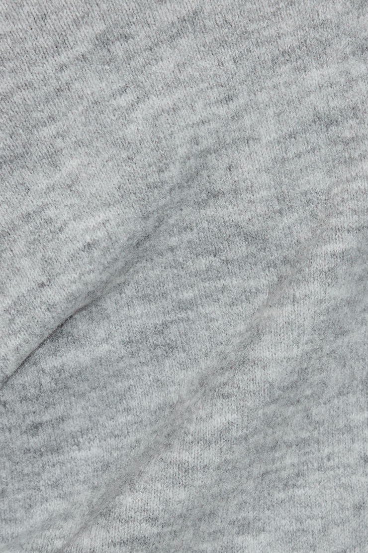 Rory Relaxed Off Shoulder Sweater Gray - Image 5