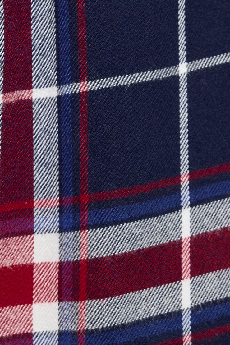 Flannel Shorts BLUE - Image 4