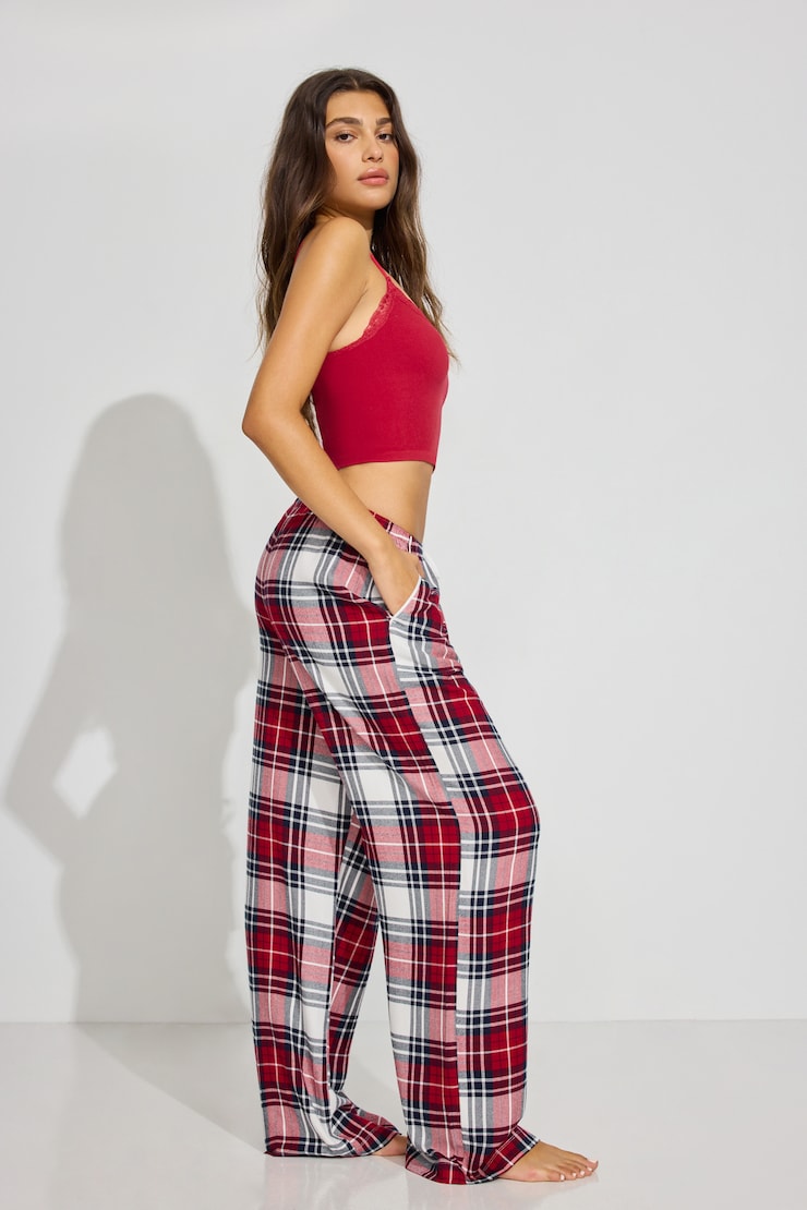 Flannel Pants Red - Image 2