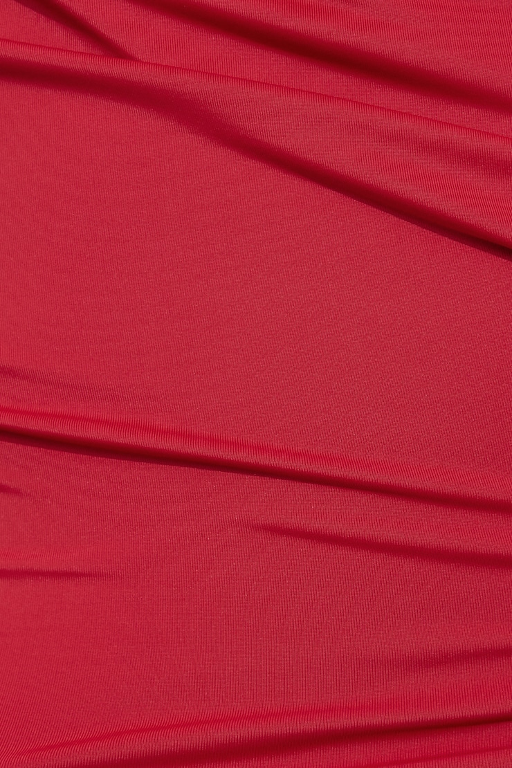 Cowl Halter Top Red - Image 4