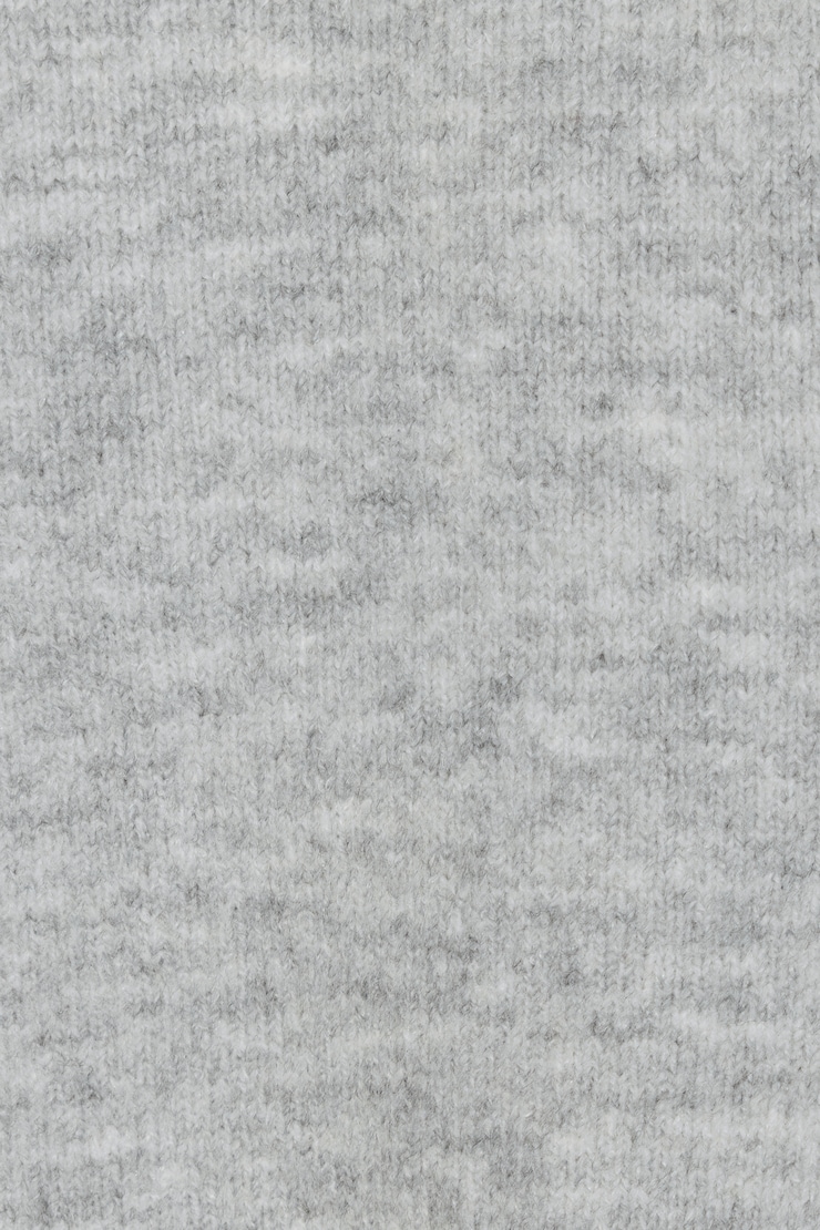 Spongy Cropped Turtleneck Gray - Image 5