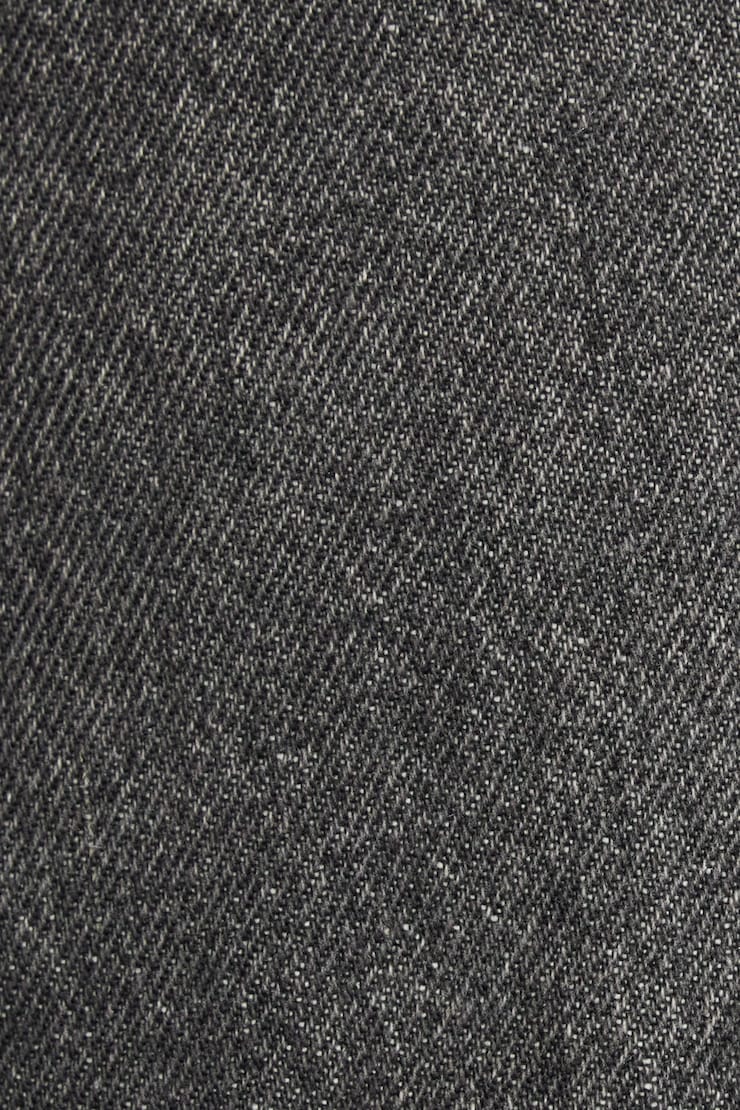 Denim Relaxed A-Line Shorts Black - Image 4