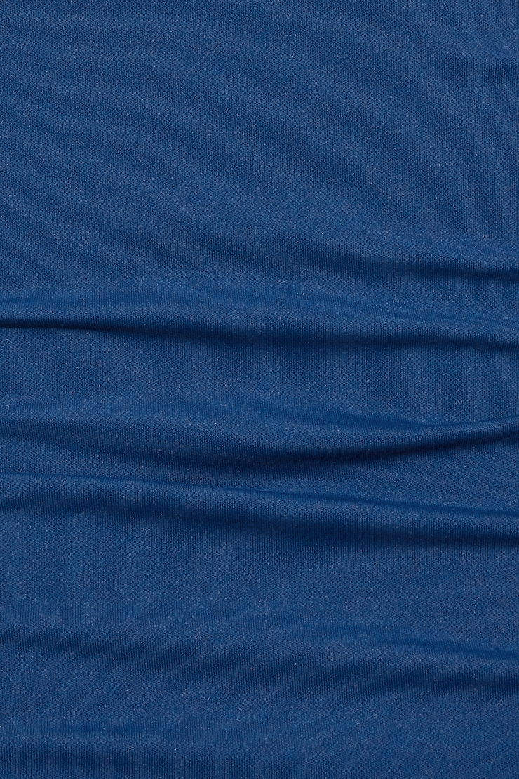 Sleek Deep V-Neck Cami Top Blue - Image 5