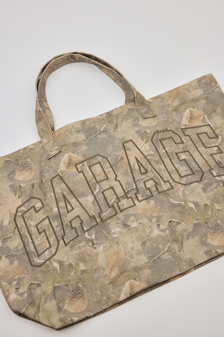 GARAGE Branded Tote Bag Green - Image 4