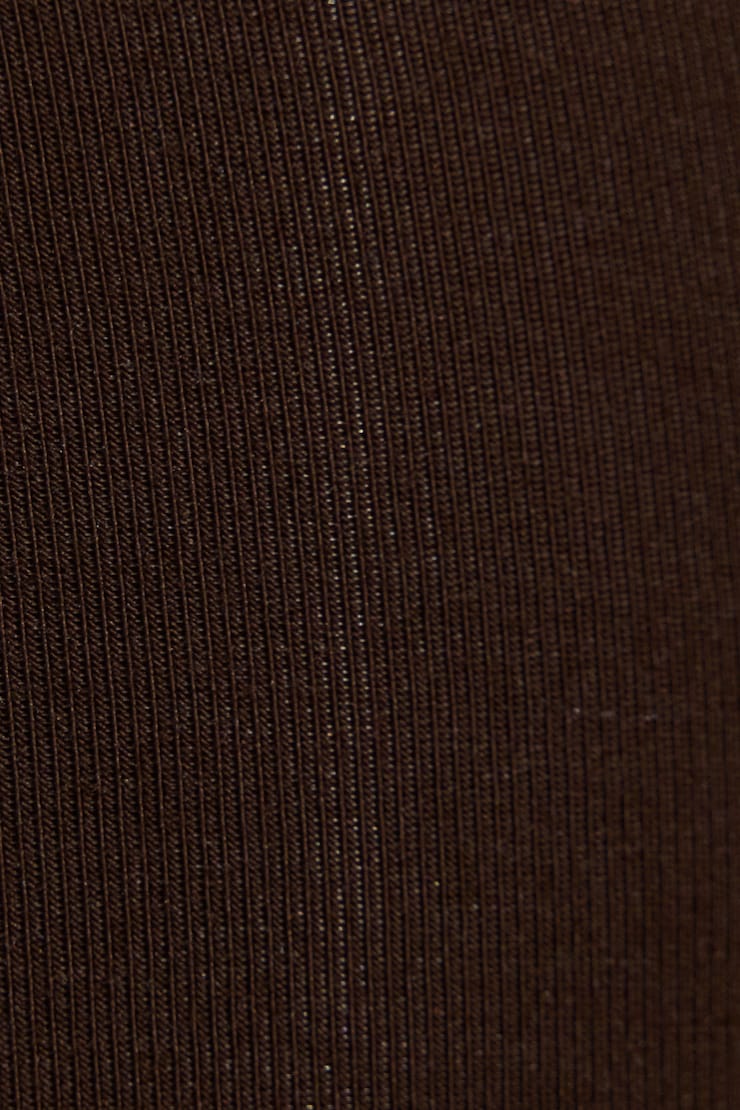 Smooth Off Shoulder Top Brown - Image 5