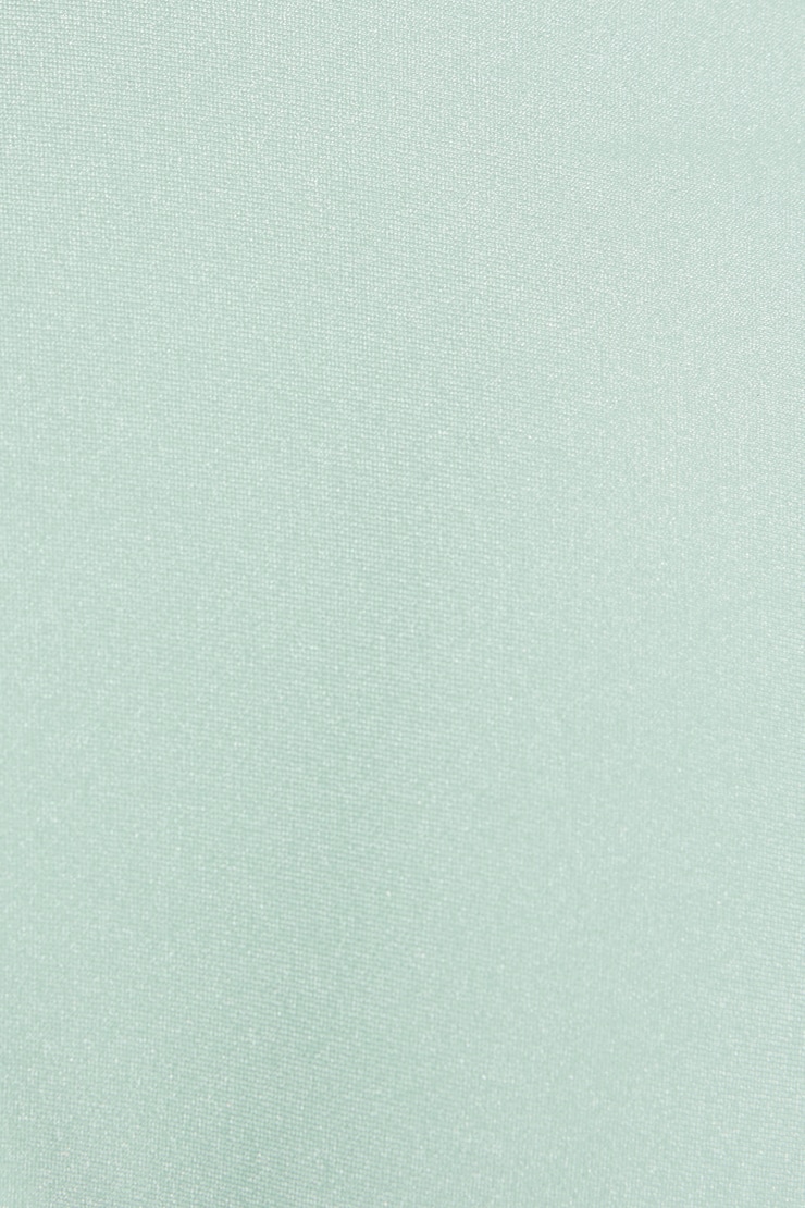 Shiny Halter Bikini Top Blue - Image 4