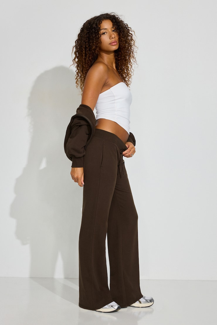 Snatch Booty Terry Pants Brown