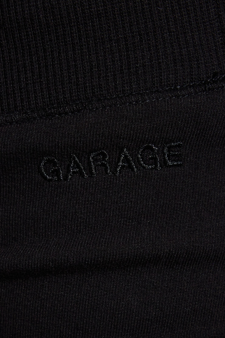 Stretch Terry Micro Skort Black - Image 4